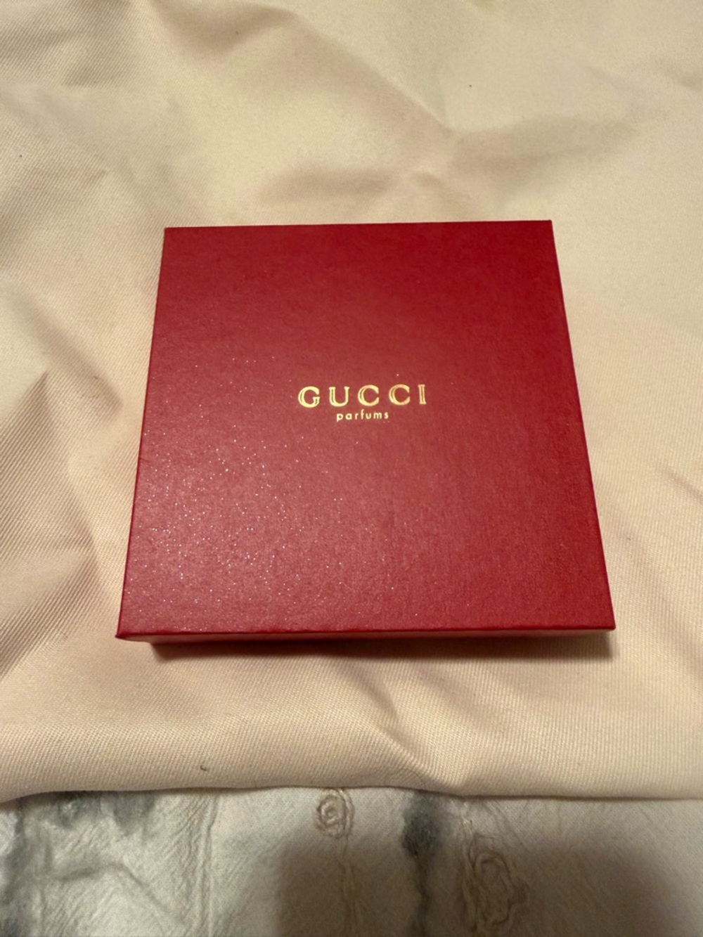 Gucci Red Box with Gold Logo